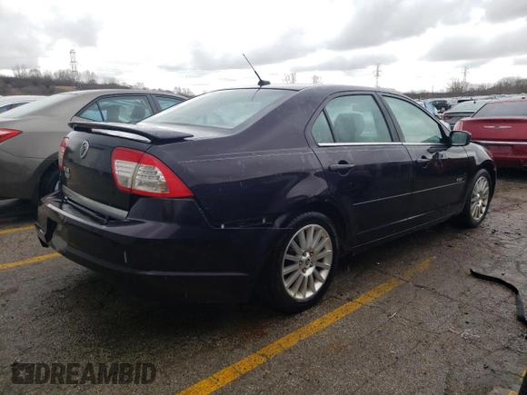 2007 Mercury Milan Premier with VIN 3MEHM08Z07R664981, listed as a Copart auction lot 49688754 with 122,068 mi miles and Salvage Title. Bid and sale history available at carsss.com. Image 3.