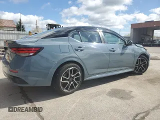 2024 Nissan Sentra SR with VIN 3N1AB8DV4RY279834, listed as a Copart auction lot 53889455 with 5,901 mi miles and Salvage title. Bid and sale history available at DreamBid. Image 3.