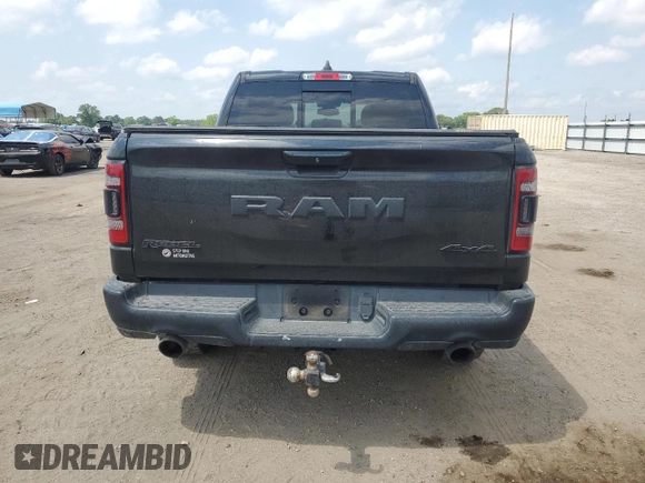 2019 Ram 1500 Rebel z VIN 1C6SRFLT8KN618140, wystawiony jako Copart lot #54734815 z przebiegiem 145 040 mil mil oraz Szkoda całkowita • Salvage title. Historia ofert i sprzedaży dostępna na DreamBid. Obrazek 6.