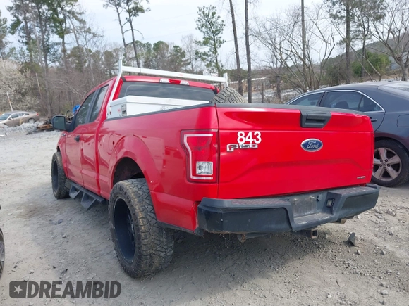 2015 Ford F-150 XL with VIN 1FTEX1CF4FFB01314, listed as a IAAI auction lot 41793296 with 141,347 mi miles. Bid and sale history available at carsss.com. Image 3.