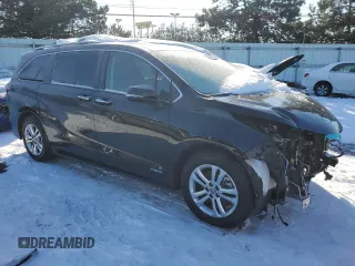 2021 Toyota Sienna Limited with VIN 5TDESKFC4MS007677, listed as a Copart auction lot 88361475 with 71,993 mi miles and Salvage Title. Bid and sale history available at DreamBid. Image 4.