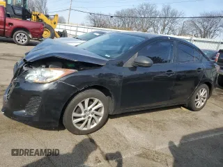 2012 Mazda 3 i Touring with VIN JM1BL1V79C1575014, listed as a Copart auction lot 48743455 with 176,979 mi miles and Salvage Title. Bid and sale history available at DreamBid. Image 1.