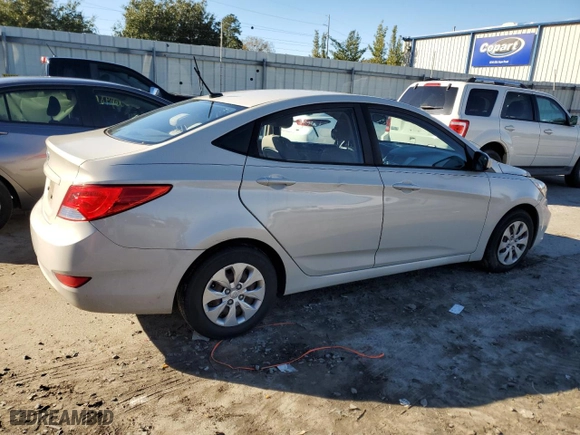 2016 Hyundai Accent SE with VIN KMHCT4AE3GU137051, listed as a Copart auction lot 87105534 with 145,941 mi miles and Salvage Title. Bid and sale history available at carsss.com. Image 3.