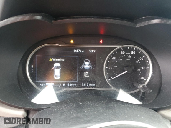 2021 Nissan Versa SV z VIN 3N1CN8EV7ML821786, wystawiony jako Copart lot #56646685 z przebiegiem 73 121 mil mil oraz Szkoda całkowita • Salvage title. Historia ofert i sprzedaży dostępna na DreamBid. Obrazek 9.
