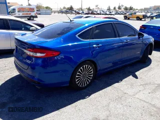 2018 Ford Fusion Hybrid Titanium with VIN 3FA6P0RU1JR181631, listed as a Copart auction lot 46838703 with 110,666 mi miles. Bid and sale history available at carsss.com. Image 3.