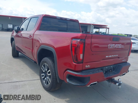 2021 GMC Sierra 1500 AT4 with VIN 1GTP9EEL0MZ284638, listed as a IAAI auction lot 40179412 with 117,272 mi miles. Bid and sale history available at carsss.com. Image 3.