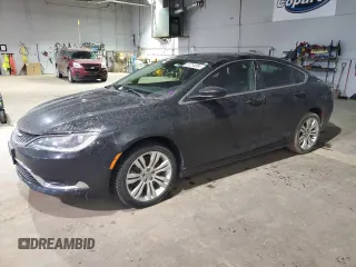 2015 Chrysler 200 Limited with VIN 1C3CCCAGXFN740527, listed as a Copart auction lot 87254084 with 145,761 mi miles and Salvage Title. Bid and sale history available at carsss.com. Image 1.