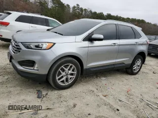 2021 Ford Edge SEL with VIN 2FMPK4J94MBA15436, listed as a Copart auction lot 48448995 with 98,486 mi miles and Salvage Title. Bid and sale history available at carsss.com. Image 1.