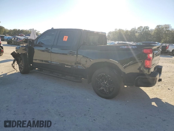 2024 Chevrolet Silverado 1500 Custom with VIN 3GCPDBEK9RG265615, listed as a Copart auction lot 45648535 with Not Provided miles and Salvage Title. Bid and sale history available at DreamBid. Image 2.
