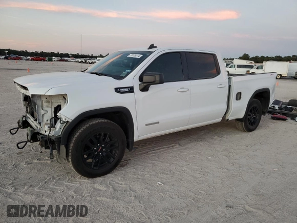 2022 GMC Sierra 1500 Elevation with VIN 3GTU9CET0NG170812, listed as a Copart auction lot 76129774 with 56,539 mi miles and Salvage Title. Bid and sale history available at DreamBid. Image 1.