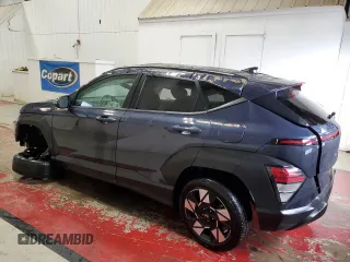 2024 Hyundai Kona SEL with VIN KM8HBCAB1RU122107, listed as a Copart auction lot 53721805 with 22,462 mi miles and Salvage Title. Bid and sale history available at carsss.com. Image 2.