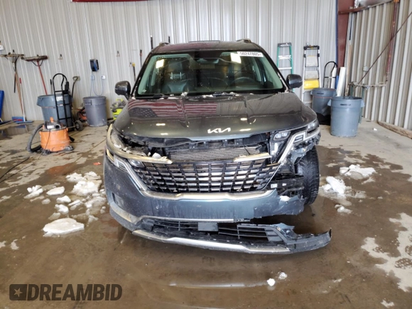 2022 Kia Carnival SX Prestige with VIN KNDNE5H3XN6063808, listed as a Copart auction lot 50247805 with 111,630 mi miles and Salvage Title. Bid and sale history available at carsss.com. Image 5.