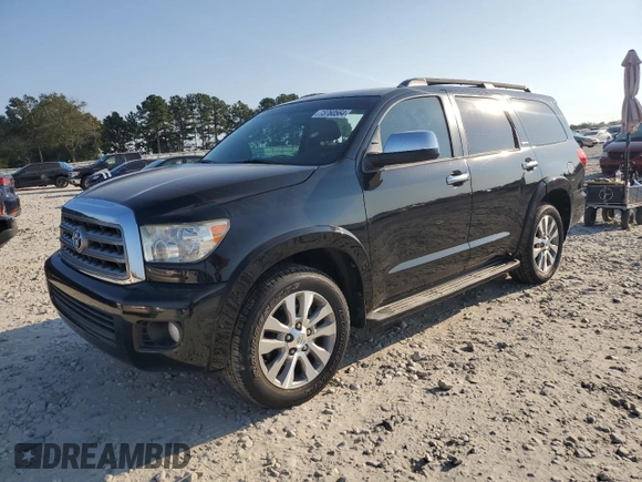 2014 Toyota Sequoia Limited with VIN 5TDKY5G17ES053618, listed as a Copart auction lot 73760564 with 105,561 mi miles and Salvage Title. Bid and sale history available at carsss.com. Image 1.
