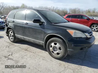 2011 Honda CR-V LX with VIN JHLRE4H32BC010757, listed as a Copart auction lot 50101075 with 163,357 mi miles and Salvage Title. Bid and sale history available at carsss.com. Image 4.