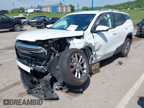 2022 GMC Terrain SLT with VIN 3GKALPEV7NL220288, listed as a IAAI auction lot 42214326 with Not provided miles and . Bid and sale history available at DreamBid. Image 2.