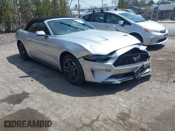 2019 Ford Mustang EcoBoost with VIN 1FATP8UH0K5170023, listed as a IAAI auction lot 42086931 with 100,236 mi miles and . Bid and sale history available at DreamBid. Image 1.