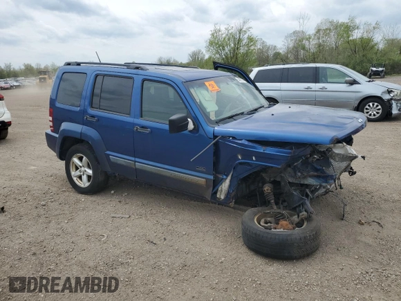 2009 Jeep Liberty Sport with VIN 1J8GN28K59W544630, listed as a Copart auction lot 54919385 with 175,770 mi miles and Salvage Title. Bid and sale history available at carsss.com. Image 4.