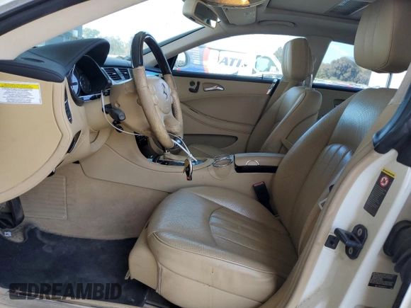 2008 Mercedes-Benz CLS-Class 5.5L with VIN WDDDJ72X18A132956, listed as a Copart auction lot 54380195 with 105,406 mi miles and Salvage Title. Bid and sale history available at carsss.com. Image 7.