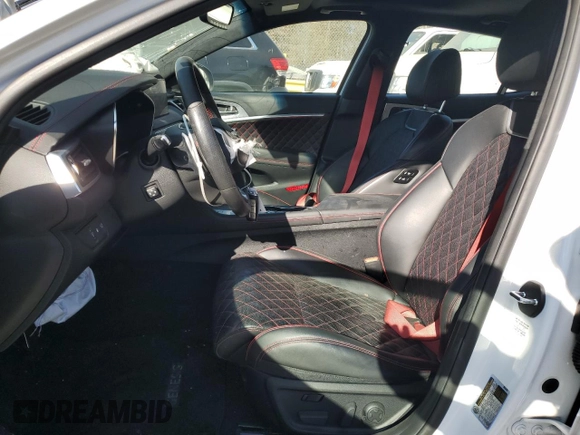 2023 Genesis G70 3.3T with VIN KMTG54TE2PU124578, listed as a Copart auction lot 79160664 with 46,500 mi miles and Salvage Title. Bid and sale history available at DreamBid. Image 7.