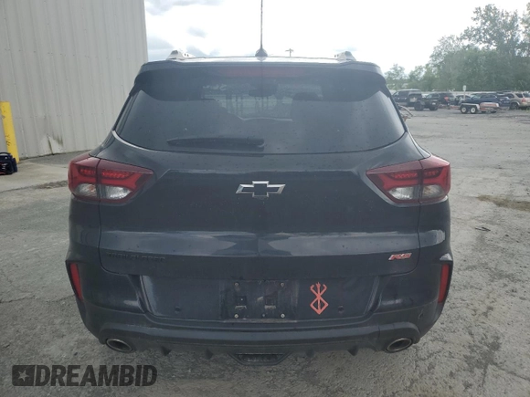 2022 Chevrolet TrailBlazer RS with VIN KL79MTSL0NB077707, listed as a Copart auction lot 56185944 with 259,453 mi miles and Salvage Title. Bid and sale history available at DreamBid. Image 6.