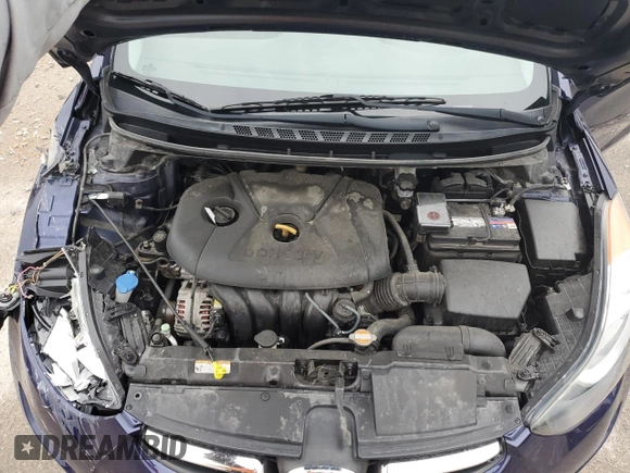 2012 Hyundai Elantra Limited z VIN 5NPDH4AE2CH127044, wystawiony jako Copart lot #57280115 z przebiegiem 84 283 mil mil oraz Szkoda całkowita • Salvage title. Historia ofert i sprzedaży dostępna na DreamBid. Obrazek 11.