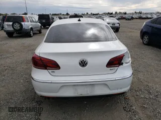 2015 Volkswagen CC R-Line with VIN WVWBP7AN9FE816661, listed as a Copart auction lot 76229534 with 91,489 mi miles and Salvage Title. Bid and sale history available at carsss.com. Image 6.