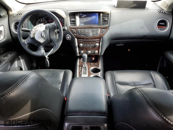 2016 Nissan Pathfinder Platinum with VIN 5N1AR2MN7GC663713, listed as a Copart auction lot 82332604 with 106,934 mi miles and Salvage Title. Bid and sale history available at carsss.com. Image 8.
