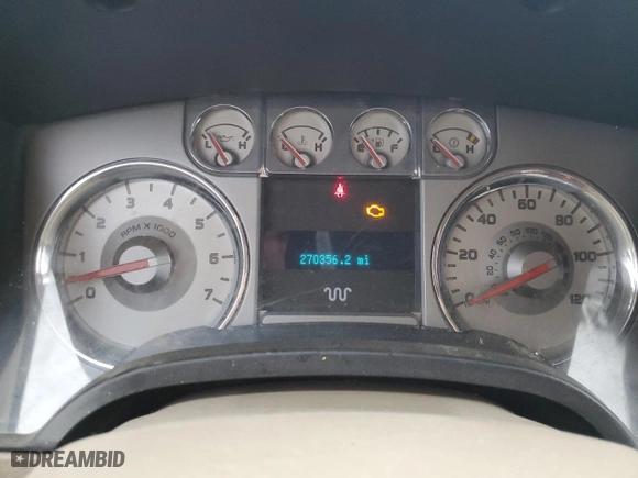 2010 Ford F-150 XL with VIN 1FTFW1CVXAKE58317, listed as a Copart auction lot 49792145 with 270,356 mi miles and Salvage Title. Bid and sale history available at carsss.com. Image 9.