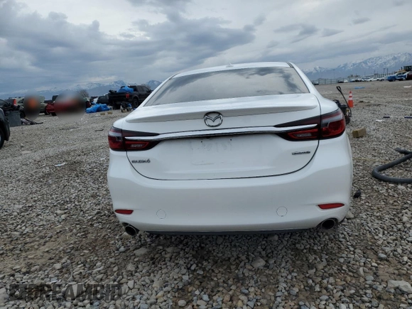 2019 Mazda 6 Grand Touring with VIN JM1GL1TY8K1506394, listed as a Copart auction lot 50226305 with 51,394 mi miles and Salvage Title. Bid and sale history available at carsss.com. Image 6.
