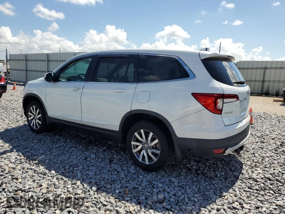 2021 Honda Pilot EX-L with VIN 5FNYF6H52MB090375, listed as a Copart auction lot 61666305 with 24,073 mi miles and Salvage title. Bid and sale history available at DreamBid. Image 2.