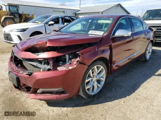2017 Chevrolet Impala Premier with VIN 2G1145S30H9132831, listed as a Copart auction lot 46284115 with 141,164 mi miles and Salvage Title. Bid and sale history available at carsss.com. Image 1.