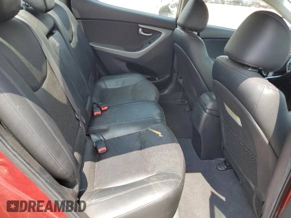 2014 Hyundai Elantra SE with VIN 5NPDH4AE4EH481375, listed as a Copart auction lot 58931095 with 187,303 mi miles and Salvage title. Bid and sale history available at DreamBid. Image 10.