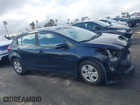 2017 Kia Forte5 LX with VIN KNAFK5A83H5709281, listed as a IAAI auction lot 41482492 with 74,979 mi miles. Bid and sale history available at carsss.com. Image 14.