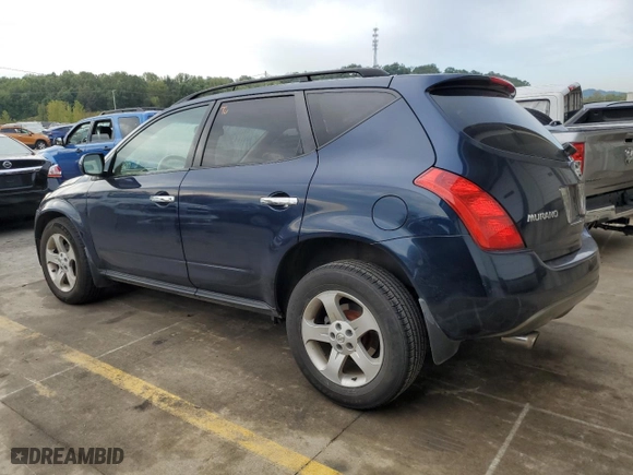 2003 Nissan Murano SL with VIN JN8AZ08T03W113641, listed as a Copart auction lot 71799404 with 98,383 mi miles and Salvage Title. Bid and sale history available at carsss.com. Image 2.