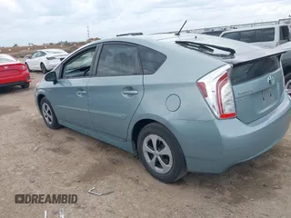 2012 Toyota Prius One with VIN JTDKN3DU1C1592757, listed as a IAAI auction lot 41368642 with 162,730 mi miles. Bid and sale history available at carsss.com. Image 3.