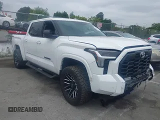 2024 Toyota Tundra SR5 with VIN 5TFLA5DB5RX202405, listed as a IAAI auction lot 42420997 with 11,133 mi miles and . Bid and sale history available at DreamBid. Image 1.