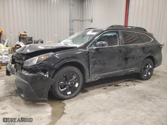 2022 Subaru Outback Onyx Edition XT with VIN 4S4BTGLD8N3261580, listed as a Copart auction lot 42115245 with 34,124 mi miles and Salvage Title. Bid and sale history available at carsss.com. Image 1.