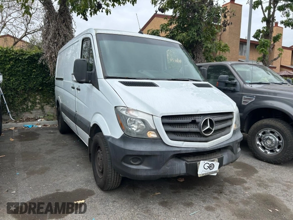 2016 Mercedes-Benz Sprinter Cargo with VIN WD3PE7DD5GP320786, listed as a Copart auction lot 54570615 with 228,021 mi miles and Clean Title. Bid and sale history available at carsss.com. Image 1.