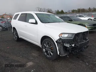 2017 Dodge Durango GT with VIN 1C4RDJDG2HC936818, listed as a IAAI auction lot 41229233 with 131,034 mi miles and . Bid and sale history available at carsss.com. Image 1.
