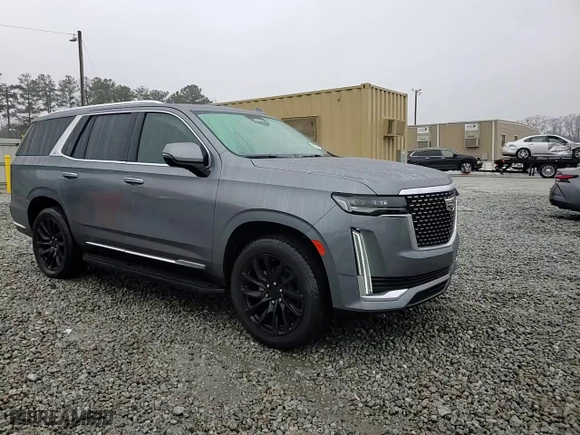 2021 Cadillac Escalade Premium Luxury with VIN 1GYS4BKL1MR445245, listed as a Copart auction lot 42578795 with 40,416 mi miles and Salvage Title. Bid and sale history available at carsss.com. Image 13.