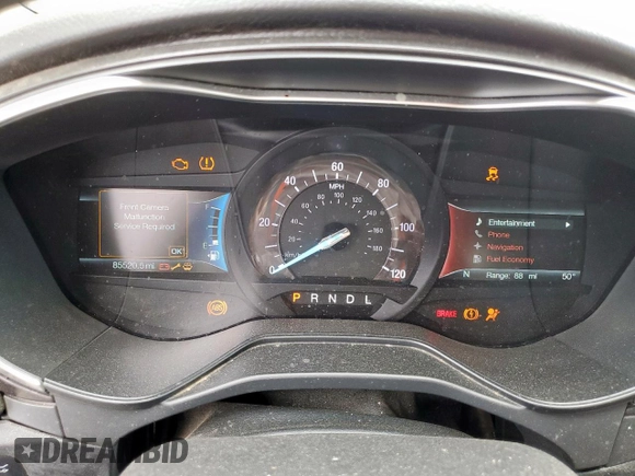 2019 Ford Fusion Titanium with VIN 3FA6P0RUXKR260278, listed as a Copart auction lot 59230895 with 85,520 mi miles and Salvage title. Bid and sale history available at DreamBid. Image 9.