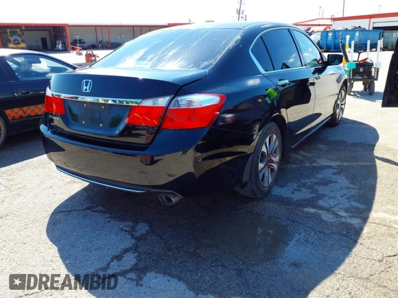 2015 Honda Accord LX with VIN 1HGCR2F35FA259412, listed as a IAAI auction lot 42232186 with 128,670 mi miles and . Bid and sale history available at DreamBid. Image 4.