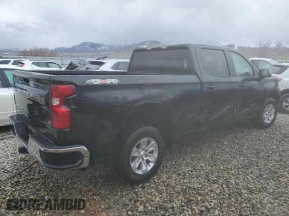 2023 Chevrolet Silverado 1500 LT with VIN 1GCUDDED1PZ318286, listed as a Copart auction lot 48467675 with 34,441 mi miles and Non Repairable. Bid and sale history available at carsss.com. Image 3.
