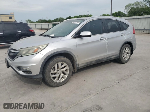 2015 Honda CR-V EX-L with VIN 2HKRM3H71FH517432, listed as a Copart auction lot 52511905 with 69,845 mi miles and Salvage Title. Bid and sale history available at DreamBid. Image 1.