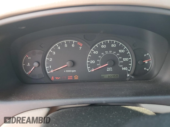 2001 Hyundai Elantra GLS z VIN KMHDN45D41U107399, wystawiony jako Copart lot #52658745 z przebiegiem 65 459 mil mil oraz Szkoda całkowita • Salvage title. Historia ofert i sprzedaży dostępna na DreamBid. Obrazek 9.