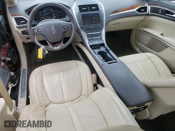 2014 Lincoln MKZ Hybrid with VIN 3LN6L2LU3ER820670, listed as a Copart auction lot 57949235 with 122,042 mi miles and Salvage title. Bid and sale history available at DreamBid. Image 8.