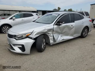 2019 Kia Optima LX with VIN 5XXGT4L34KG348873, listed as a Copart auction lot 48747885 with 84,525 mi miles and Salvage Title. Bid and sale history available at carsss.com. Image 1.