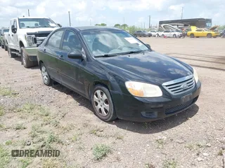 2008 Kia Spectra EX with VIN KNAFE121185519836, listed as a IAAI auction lot 42588551 with 132,221 mi miles and . Bid and sale history available at DreamBid. Image 1.