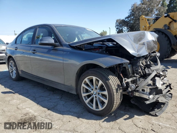 2018 BMW 3 Series 320i with VIN WBA8A9C51JAD26901, listed as a Copart auction lot 52609285 with 36,344 mi miles and Salvage Title. Bid and sale history available at carsss.com. Image 4.