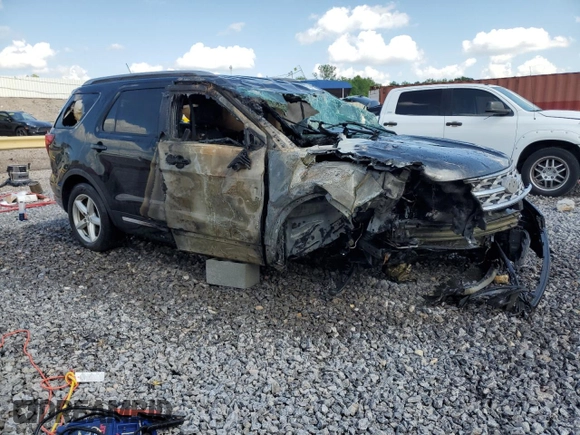 2018 Ford Explorer XLT with VIN 1FM5K7DH8JGB54758, listed as a Copart auction lot 54891775 with Not provided miles and Non repairable. Bid and sale history available at DreamBid. Image 4.